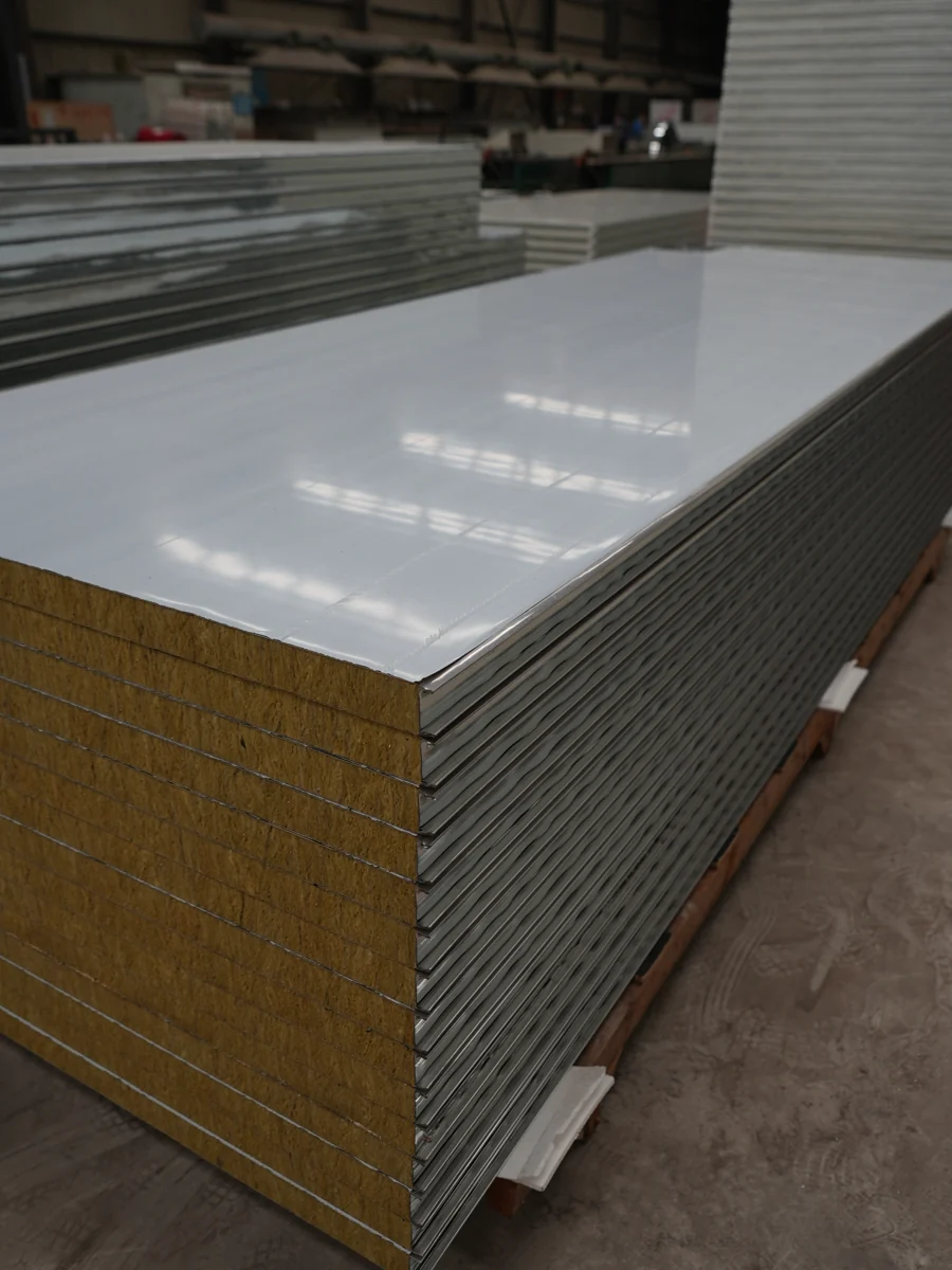 Stacked panels with visible faces and core edges